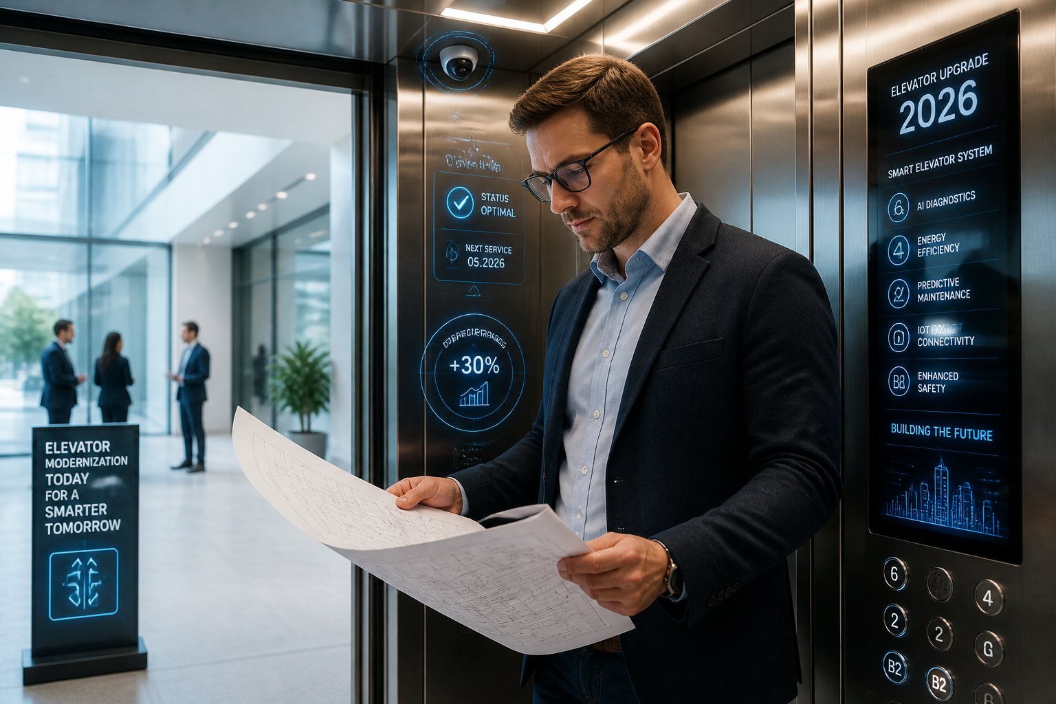 Discover the key signs that indicate it's time for an elevator upgrade. Learn how modernization improves safety, performance, energy efficiency, and compliance with AMC insights for 2026.
